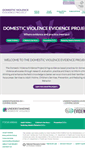Mobile Screenshot of dvevidenceproject.org